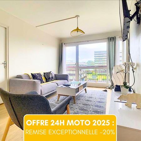Ideal Groupe - Grands Espaces - 4 Chambres - Parking Gratuit - Proche Centre, Gare & Transports - Wifi - Offre Special De Reduction Jusqu'A -50 르망 외부 사진