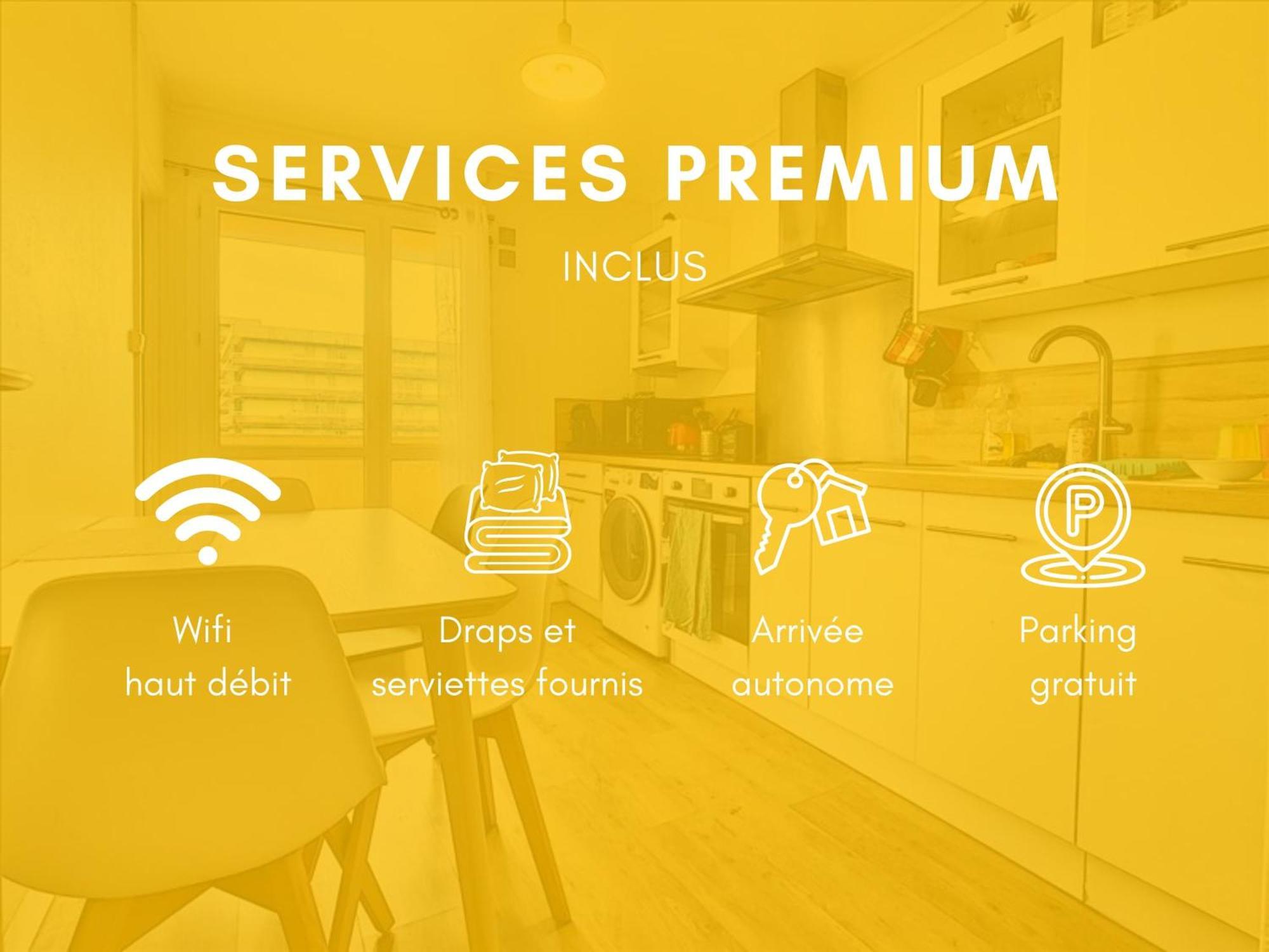 Ideal Groupe - Grands Espaces - 4 Chambres - Parking Gratuit - Proche Centre, Gare & Transports - Wifi - Offre Special De Reduction Jusqu'A -50 르망 외부 사진